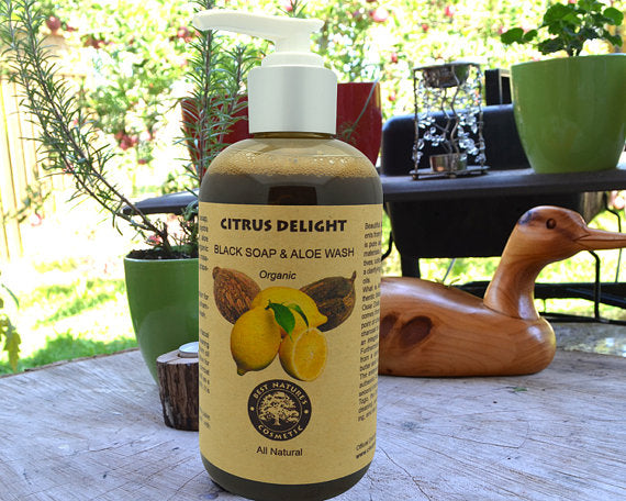 Organic Citrus Delight Gezichts- & Lichaamsreiniger met Essentiële Oliën